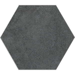 Stream: 12" Hexagon Tile - Black