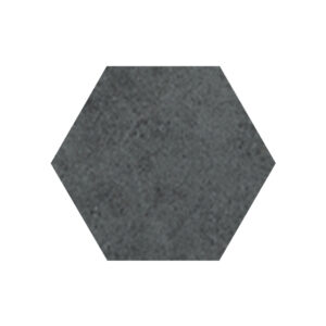Stream: 6" Hexagon Tile - Black
