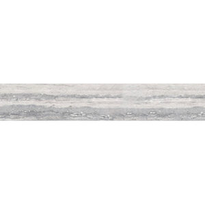 Veneto: 4" X 24" Porcelain Tile - Vein Cut Silver