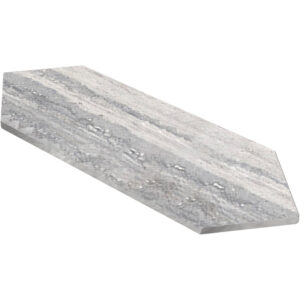 Veneto: 5 3/4" X 23 1/8" Picket Tile - Vein Cut Silver