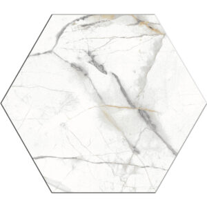 Invisible Gold: 12" Hexagon Tile