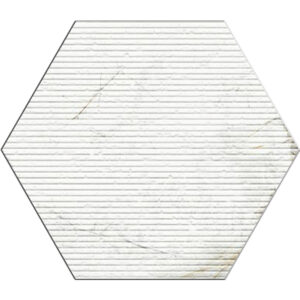 Invisible Gold: 12" Hexagon Tile