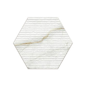Invisible Gold: 6" Hexagon Tile