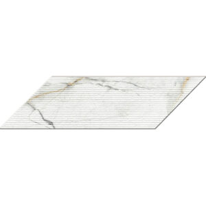 Invisible Gold: 5 3/4" X 17 3/8" Chevron Tile