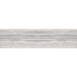 Veneto: 12" X 48" Porcelain Tile - Vein Cut Silver