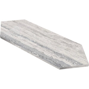 Veneto: 5 3/4" X 23 1/8" Picket Tile - Vein Cut Silver
