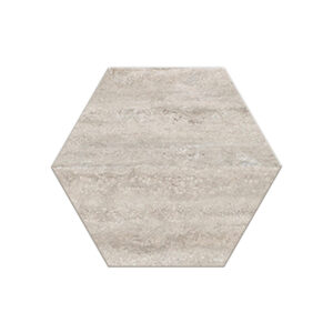 Veneto: 6" Hexagon Tile - Vein Cut Tuscany