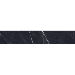 Nero Marquina: 4" X 24" Porcelain Tile