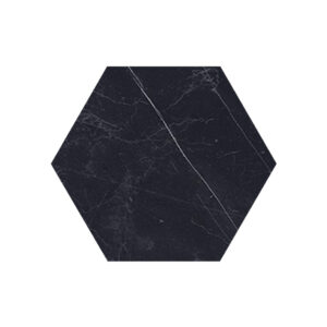 Nero Marquina: 6" Hexagon Tile
