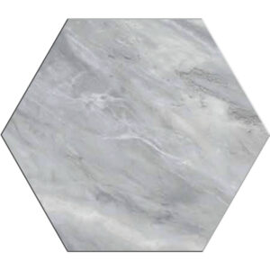 Pietrasanta: 12" Hexagon Tile - Grigio
