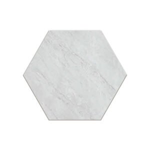 Pietrasanta: 6" Hexagon Tile - Bianco