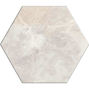 Pietrasanta: 12" Hexagon Tile - Ivory