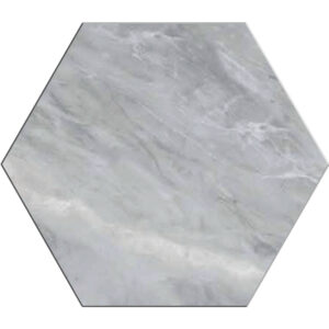 Pietrasanta: 12" Hexagon Tile - Grigio