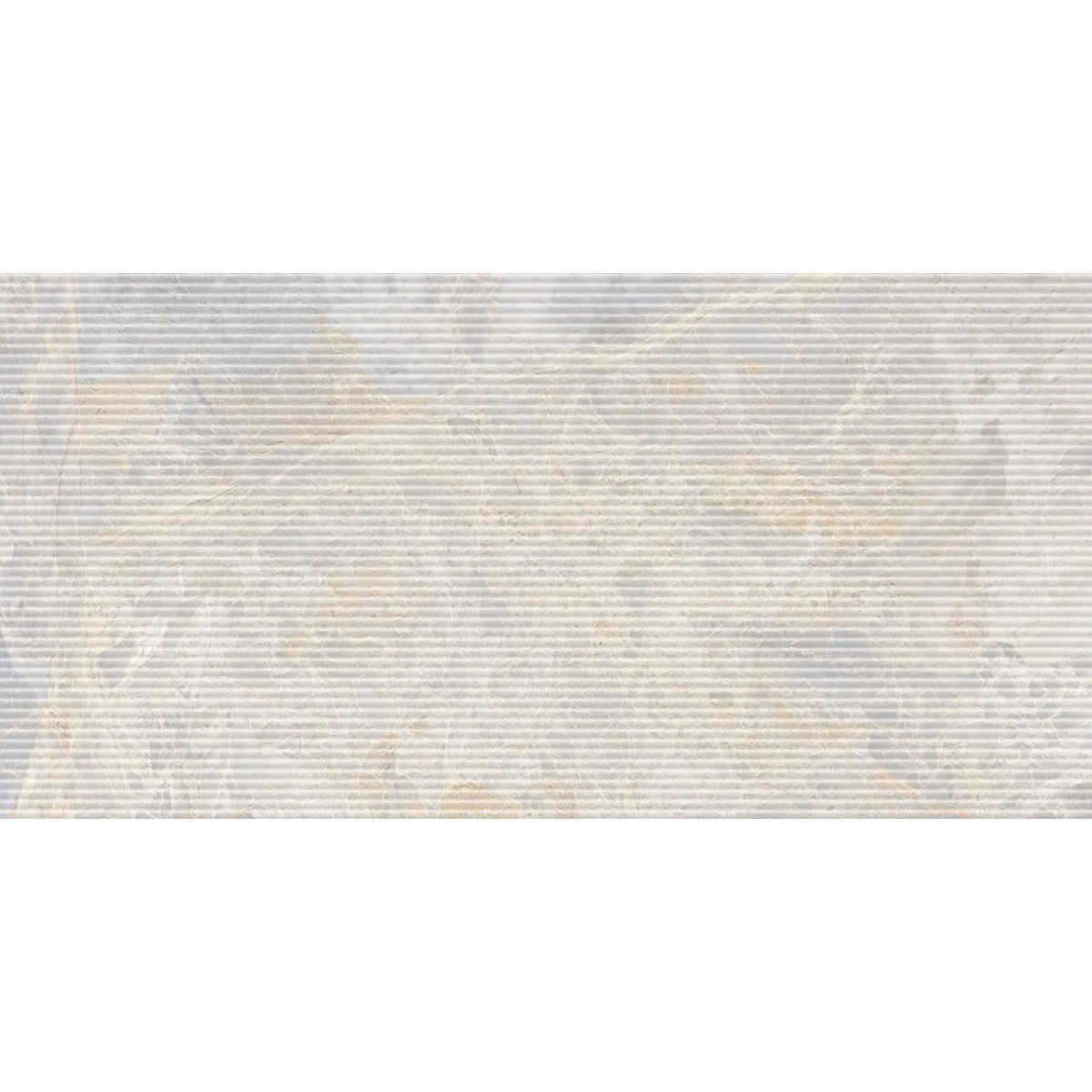 24" X 48" Porcelain Tile Pietrasanta: Ivory 3D