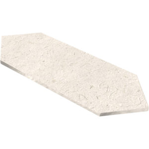 Impression: 5 3/4" X 23 1/8" Picket Tile - Bone