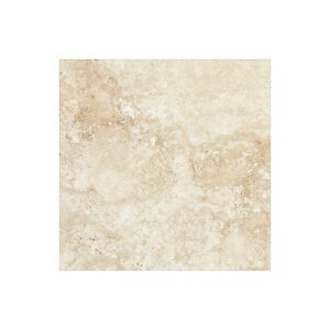 12" X 12" Porcelain Paver: Ivory Travertine