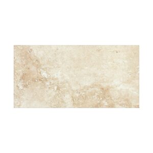8" X 16" Porcelain Paver: Ivory Travertine