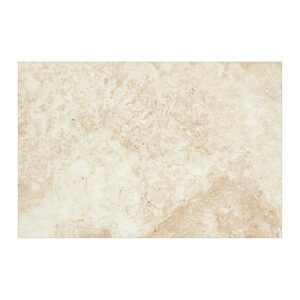 12" X 18" Porcelain Paver: Ivory Travertine