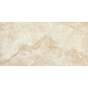 18" X 36" Porcelain Paver: Ivory Travertine