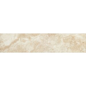 8" X 36" Porcelain Paver: Ivory Travertine