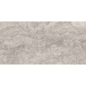 12" X 24" Porcelain Paver: Silver Travertine