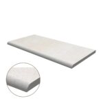Half Bullnose Porcelain Coping: Silky Stone Light