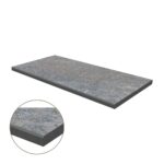 Micro-Bevel Porcelain Coping: Silver Quartz