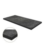 Eased Edge Porcelain Coping: Grey Quartz