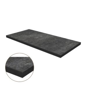 Eased Edge Porcelain Coping: Grey Quartz