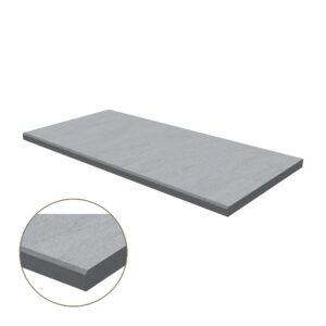 Micro-Bevel Porcelain Coping: Nextone Light Grey