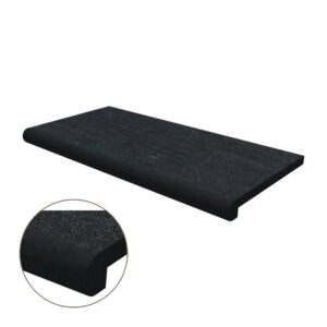 Double Half Bullnose Porcelain Coping: Nextone Black