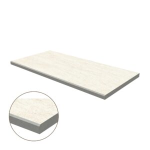 Micro-Bevel Porcelain Coping: Nextone Bianco