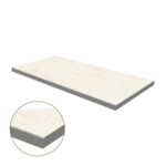 Eased Edge Porcelain Coping: Nextone Bianco