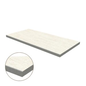 Eased Edge Porcelain Coping: Nextone Bianco