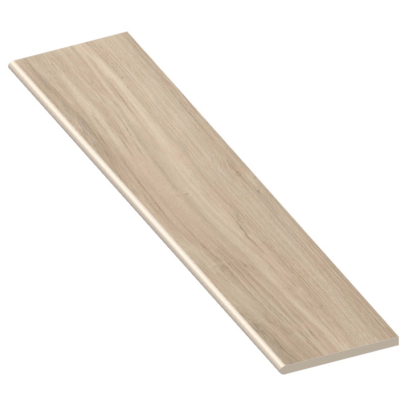 Baltic 12" X 48" Unglazed Bullnose Porcelain Coping - Amber