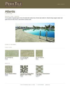Atlantis line sheet