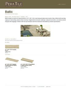 Baltic line sheet