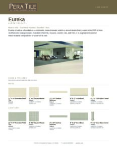 Eureka line sheet