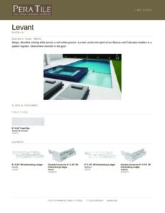 Levant line sheet