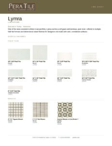 Lymra line sheet