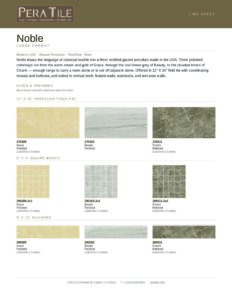 Noble line sheet