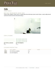 Silk line sheet