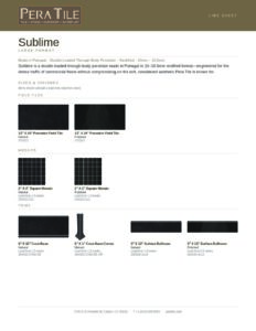 Sublime line sheet