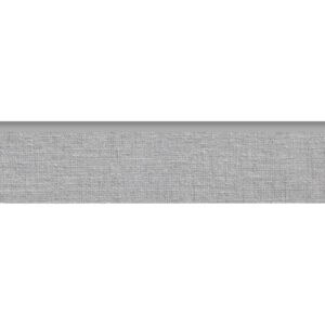 Bespoke: 3" X 12" Glazed Bullnose - Silver