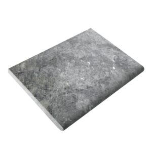 Cadet Grey 16" X 24" X 3cm Bullnose Coping - Fine Picked
