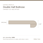 DreamScapes coping profile: Double Half Bullnose