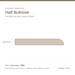 DreamScapes coping profile: Half Bullnose