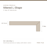 DreamScapes coping profile: Mitered L-Shape