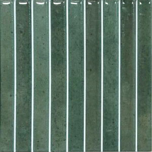 Drift 6" X 6" 3D Ripple Field Tile - Evergreen
