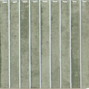 Drift 6" X 6" 3D Ripple Field Tile - Jade